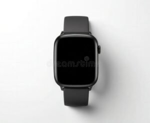 apple watch elegante su sfondo bianco minimalista