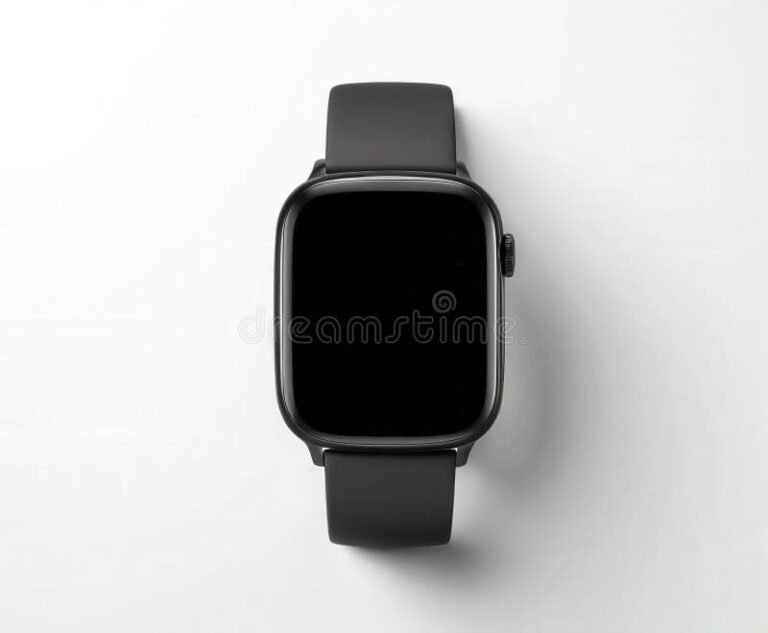 apple watch elegante su sfondo bianco minimalista