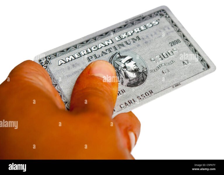 carta di credito american express con contanti in mano