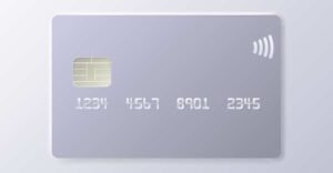 carta prepagata con soldi e chip visibili