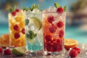 Come si prepara il cocktail Come La Vuoi a Frascati 40 cocktail colorato con frutta fresca e ghiaccio