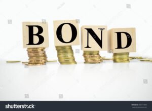 concetto grafico obbligazioni finanziarie con monete