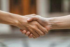 due mani che si stringono simbolo collaborazione