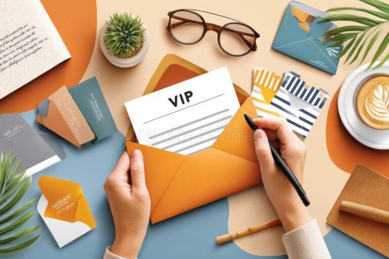 mani che scrivono unelegante carta dinvito