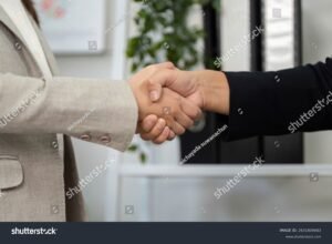 mani che si stringono per accordo finanziario
