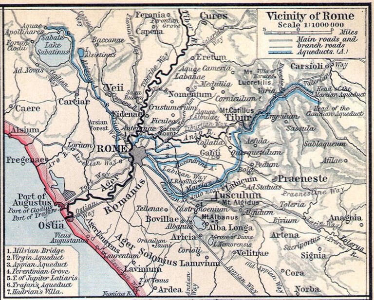 Dove Si Trova Il Casale in Via Flaminia e Come Raggiungerlo 2 mappa storica con antiche ville italiane