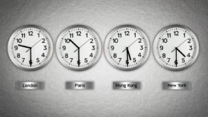 A Che Ora Aprono Le Borse In Europa E Negli Stati Uniti 3 orologi con fusi orari di europa e usa