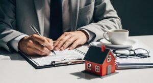 persona che firma contratto immobiliare con agente