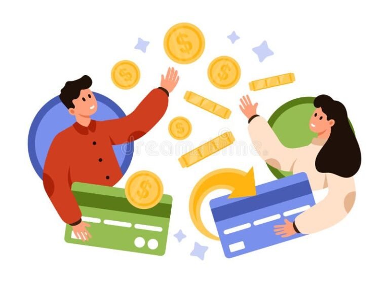 persone felici che ricevono denaro contante