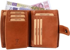 portafoglio con banconote e carte di credito