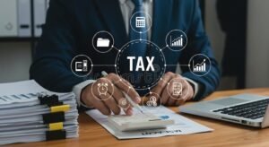 Come funziona il noleggio a lungo termine per partita IVA appena aperta 36 professionista con laptop e documenti fiscali