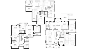 professionista con planimetrie e proprieta immobiliari