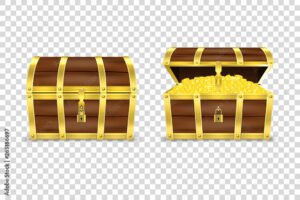 scatola trasparente con monete e lucchetto