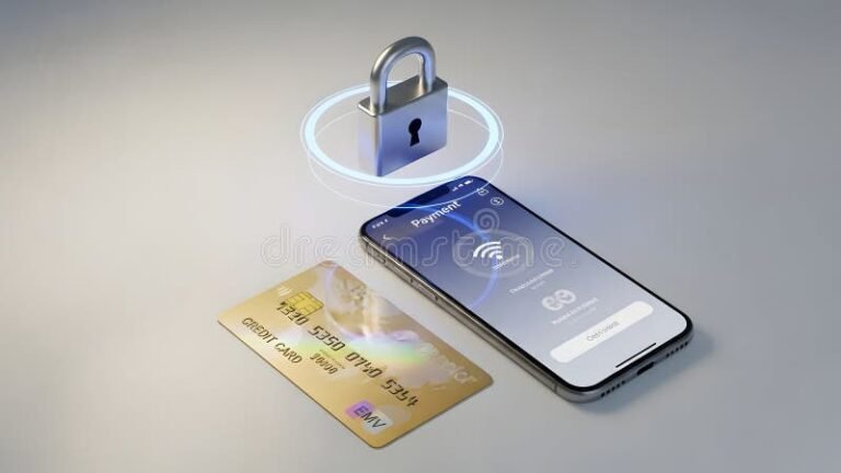 Come Usare la Carta di Credito sul Telefono in Sicurezza 2 smartphone con carta di credito e lucchetto digitale