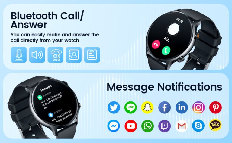 smartwatch moderni con notifiche messaggi attive