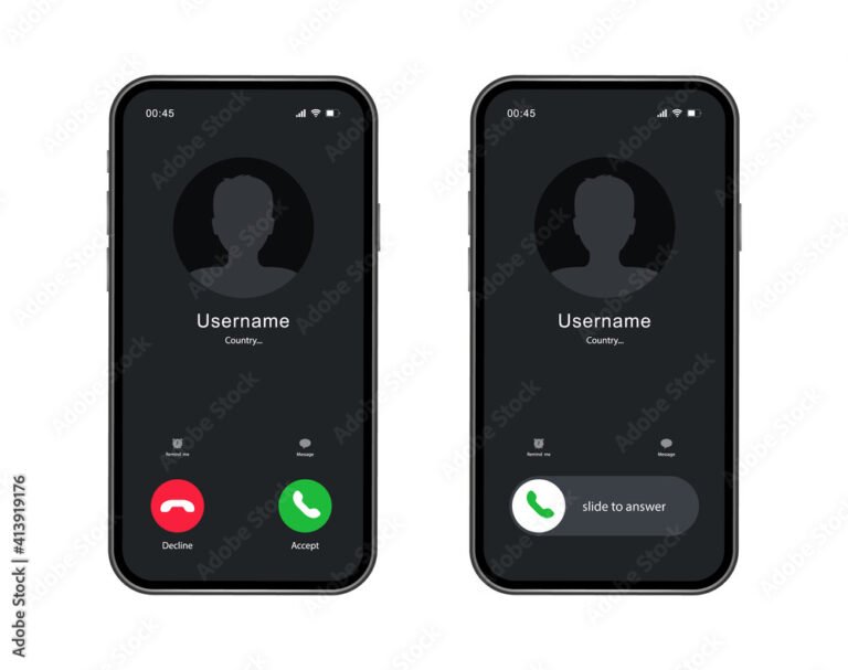 telefono cellulare con chiamata in arrivo