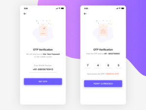 telefono mobile con schermo di verifica numero