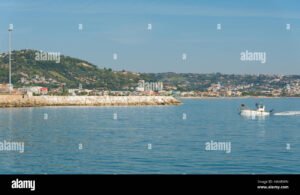 veduta panoramica del lungomare di san benedetto del tronto