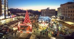 vista panoramica di piazza brescia lido jesolo